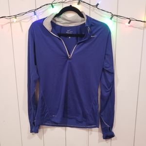 Nike dri fit 3 /4 zip jacket
